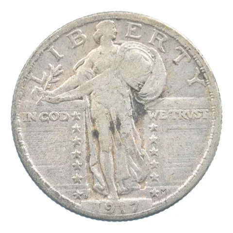 1917-D Standing Liberty Quarter Type 2 *2268