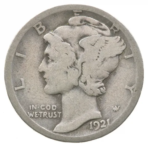 1921-D Mercury Dime *5952