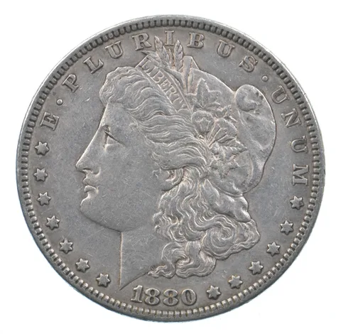 Early - 1880 Morgan Silver Dollar - 90% US Coin *887