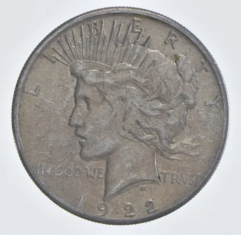 Better - 1922-S Peace Silver Dollar - 90% US Coin *633