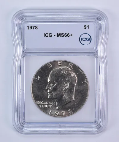 1978 Eisenhower $1 MS66+ ICG