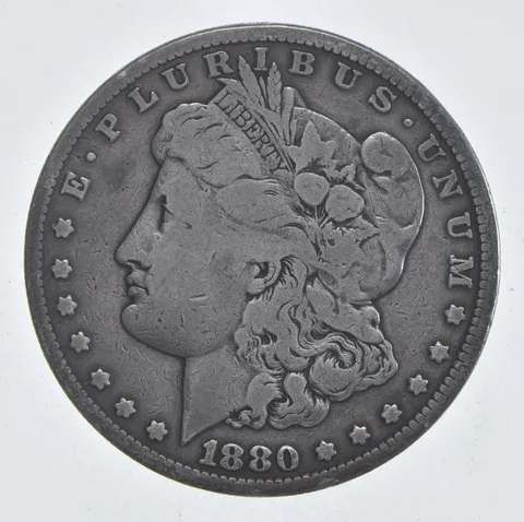 Early - 1880-S Morgan Silver Dollar - 90% US Coin *826