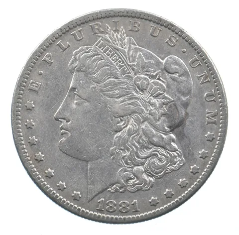 Early - 1881-S Morgan Silver Dollar - 90% US Coin *846