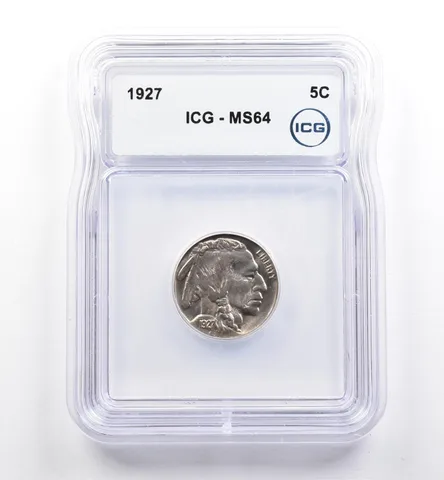 1927 Indian Head Buffalo Nickel MS64 ICG *9950