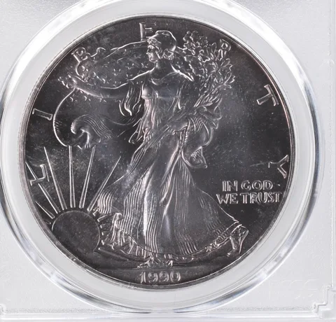 1990 American Silver Eagle MS68 PCGS Beautiful Tone *1150