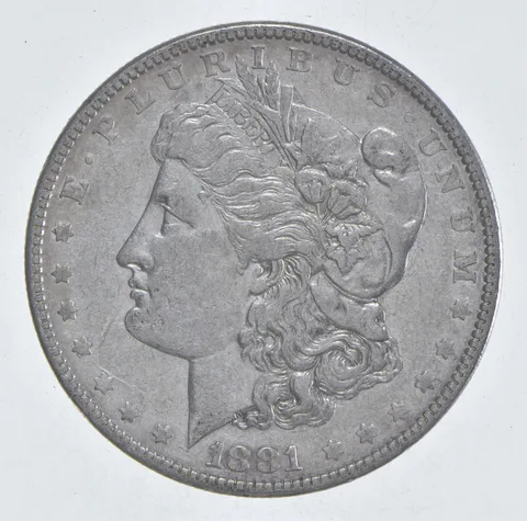 Better 1881 Morgan Silver Dollar - 90% US Coin - Nice Coin *458