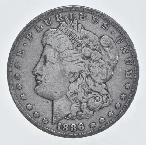 Early - 1886-O Morgan Silver Dollar - 90% US Coin *978