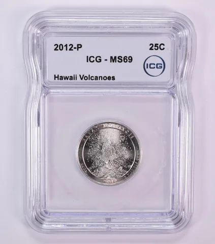 2012-P Washington Quarter ATB Hawaii Volcanoes MS69 ICG