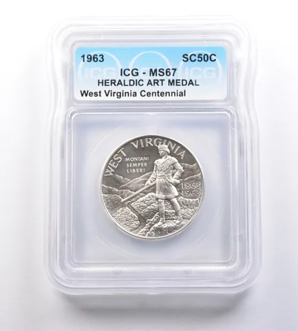 1963 So-Called Half Dollar West Virginia Centennial MS67 ICG *7147