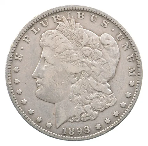 1893-O Morgan Silver Dollar *7574