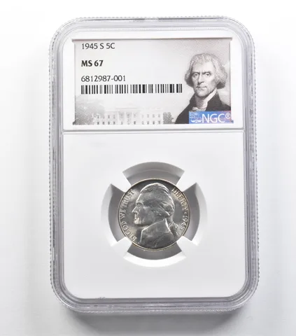 1945-S Jefferson Nickel MS67 NGC *9170