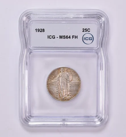 1928 Standing Liberty Quarter MS64 FH ICG Beautiful Tone *0434