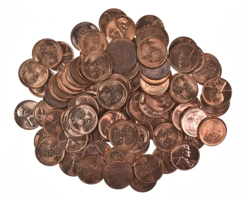 Lot Of (100) 1950-1958 Gem BU Red Lincoln Wheat Cent Lot Collection *554