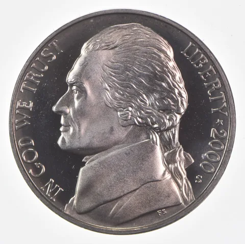 2000-S Jefferson Nickel Proof