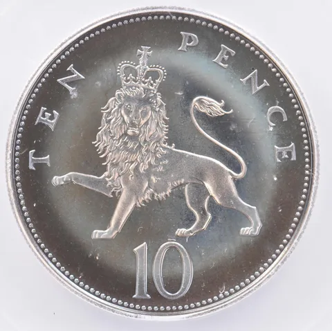 1984 Great Britain 10 Pence PR69 CAM ICG Beautiful Tone *1624