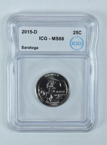 2015-D Washington Quarter ATB Saratoga MS68 ICG