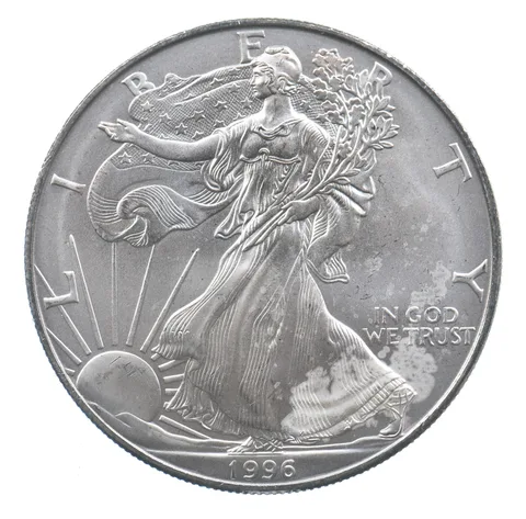 Better Date 1996 American Silver Eagle 1 Troy Oz .999 Fine Silver *643