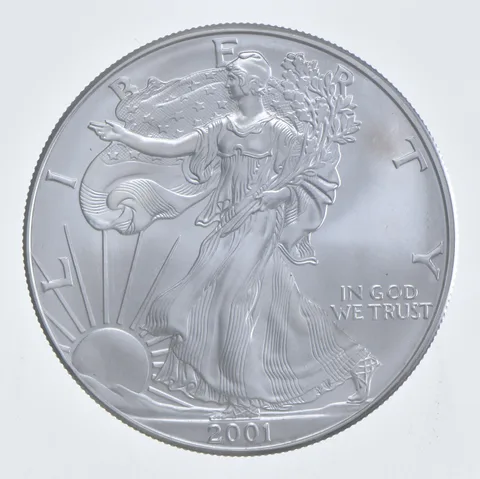 Better Date 2001 American Silver Eagle 1 Troy Oz .999 Fine Silver *203