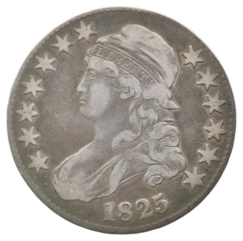 1825 Capped Bust Lettered Edge Half Dollar a7110