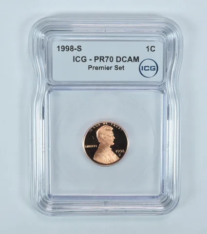 1998-S Lincoln Memorial Cent Premier Set PR70 DCAM ICG