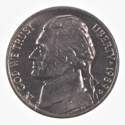 1989-D Jefferson Nickel Unc