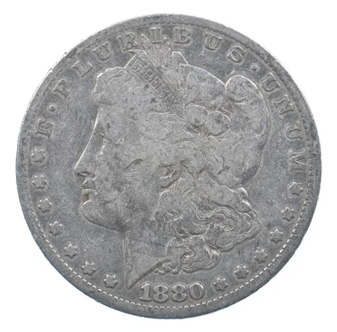 Early - 1880-O Morgan Silver Dollar - 90% US Coin *917