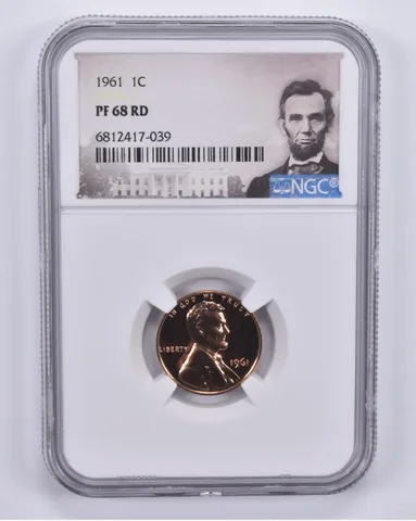 1961 Lincoln Memorial Cent PF68 RD NGC Special Label