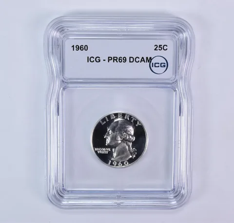 1960 Washington Quarter PR69 DCAM ICG