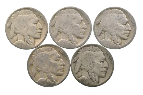 BETTER Lot 1928-S Worn Date Worn Date 1929-D 1927-S Buffalo Nickel Lot *136