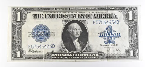 1923 $1 Silver Certificate Large Note Blue Seal FR#237 a0832