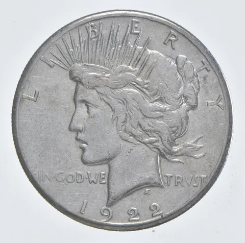 1922-S Peace Silver Dollar Estate Coin Collection *248