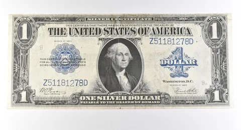 1923 $1 Silver Certificate Large Note Blue Seal *2995