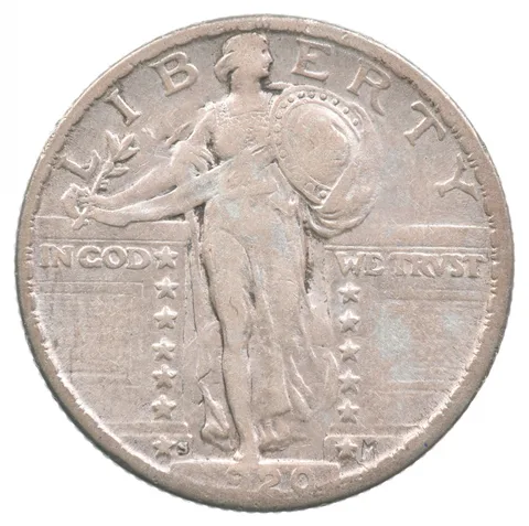 1920-S Standing Liberty Quarter a7357