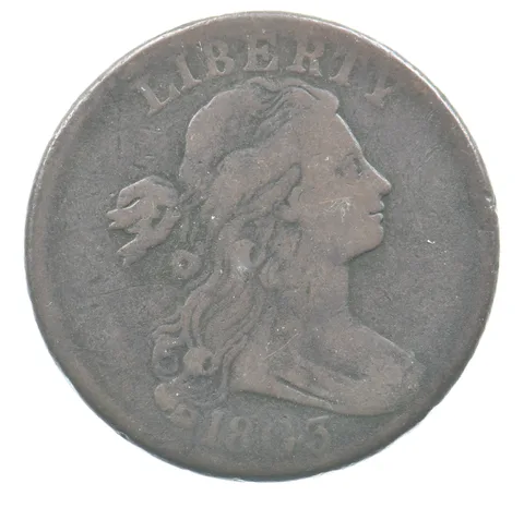 1803 Draped Bust Large Cent Small Date Small Fraction *1533