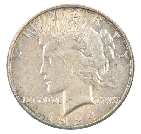 1924-S Peace Silver Dollar Beautiful Tone *2830