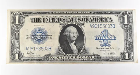 1923 $1 Silver Certificate Large Note Blue Seal *2937