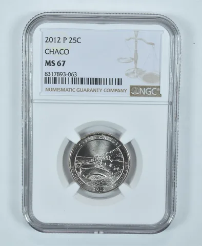 2012-P Washington Quarter ATB Chaco America The Beautiful MS67 NGC