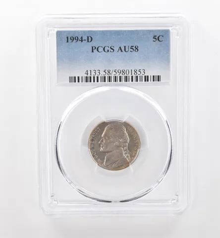 1994-D Jefferson Nickel AU58 PCGS Beautiful Tone *1803
