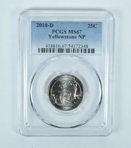 2010-D Washington Quarter ATB Yellowstone MS67 PCGS
