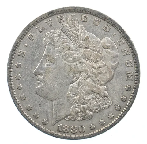 Early - 1880 Morgan Silver Dollar - 90% US Coin *639