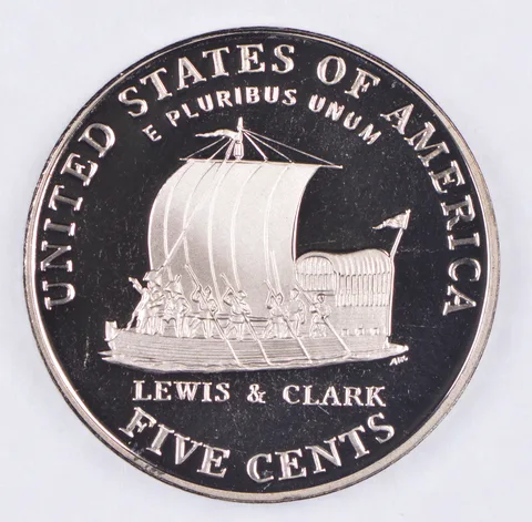 2004-S Jefferson Nickel Proof - Keelboat - Westward Journey