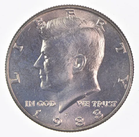 1988-D Kennedy Half Dollar Clad Unc