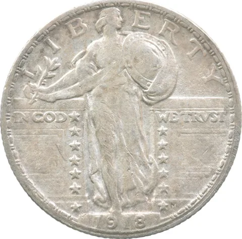 1918 Standing Liberty Quarter *8935