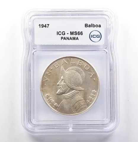 1947 Panama Balboa MS66 ICG *9878
