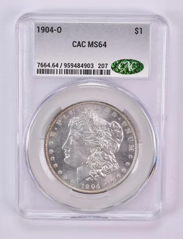 1904-O Morgan Silver Dollar MS64 CAC CACg