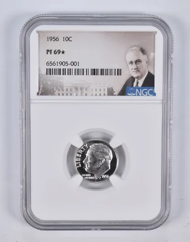 PF69* 1956 Roosevelt Dime NGC *2330