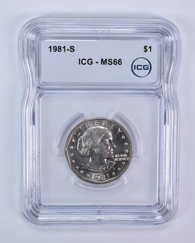 1981-S Susan B Anthony $1 MS66 ICG