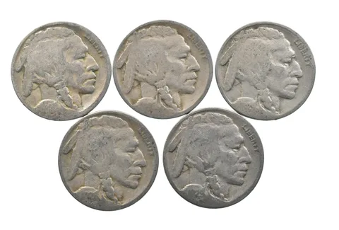 BETTER Lot Worn Date 1928-S 1929-S 1928-S 1929-S Buffalo Nickel Collection *184
