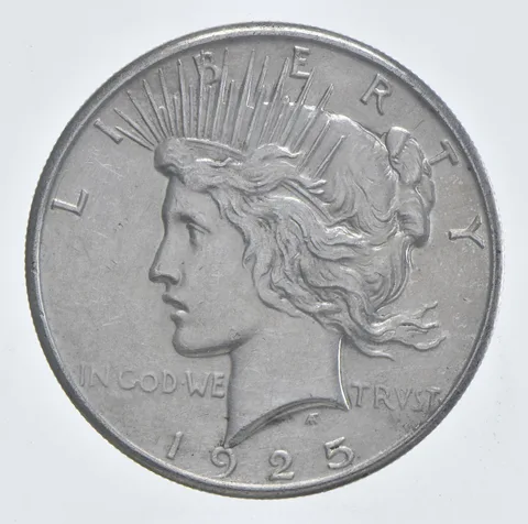 1925 Peace Silver Dollar Estate Coin Collection *244