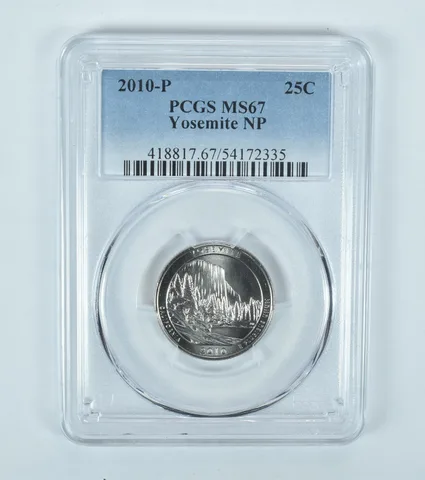 2010-P Washington Quarter ATB Yosemite MS67 PCGS